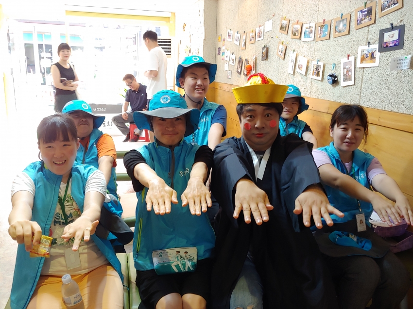 2019년8월16일(금) 창원발당장애인 가활센터 방문, 진동재능어린이집#1